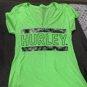 V-neck Hurley tee